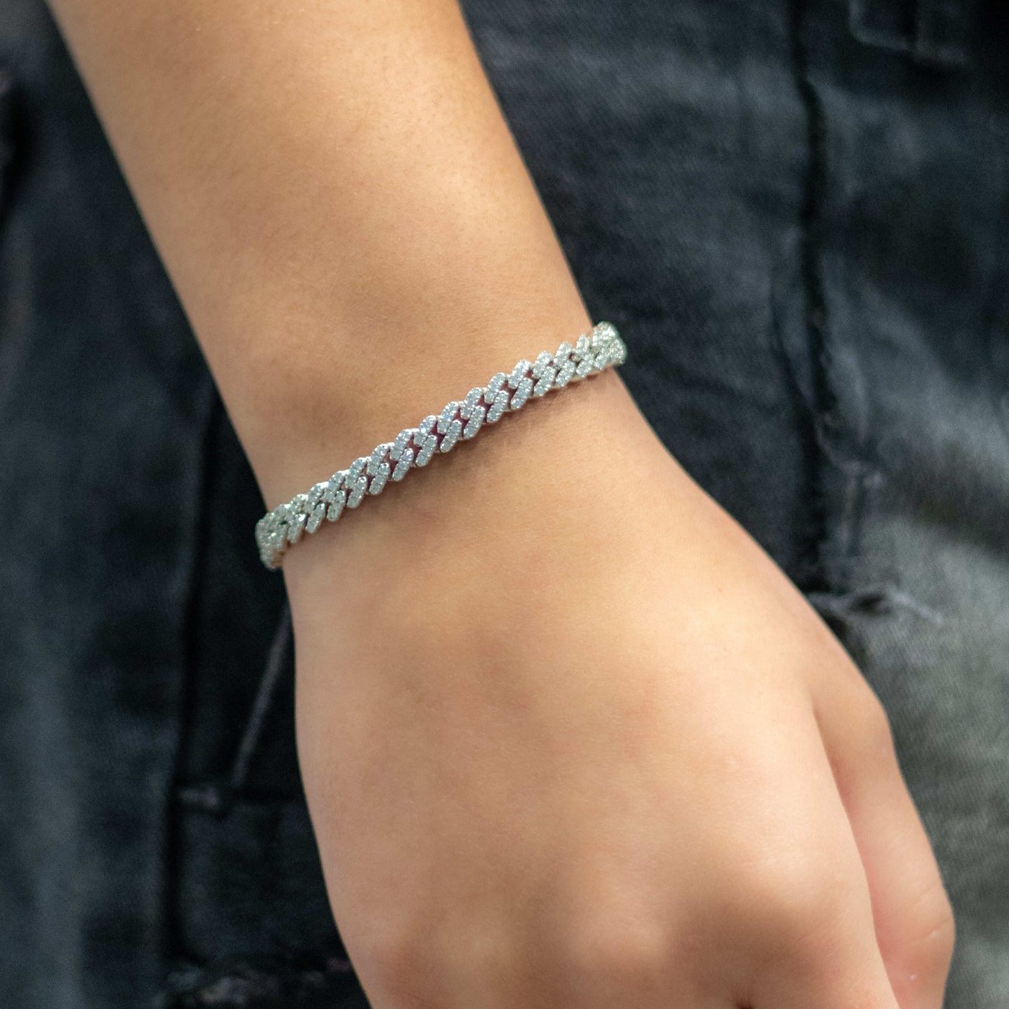 Moissanite 6mm Cuban Bracelet